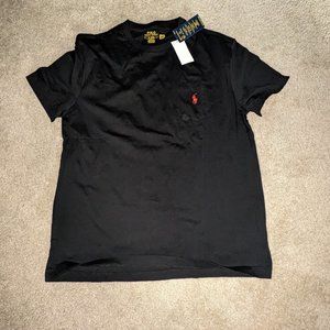 Men's Black ss Polo Ralph Lauren t shirt Classic Fit Medium new with tags